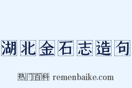 湖北金石志造句是什么意思的图片